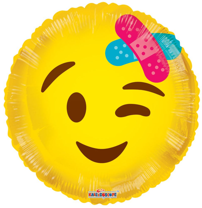 18" Smiley With Bandage
