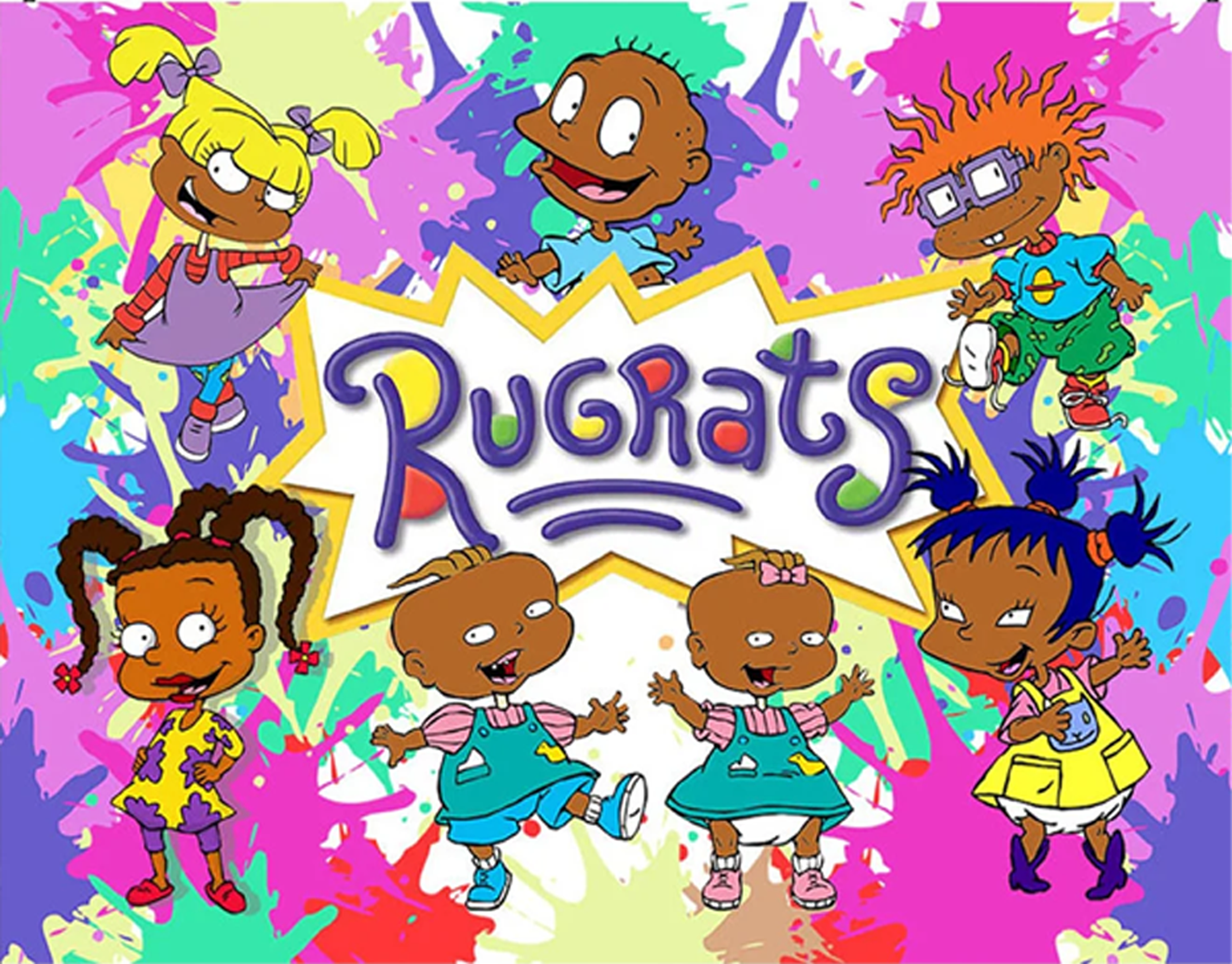 Black Rugrats backdrop Ready 4 Your Party